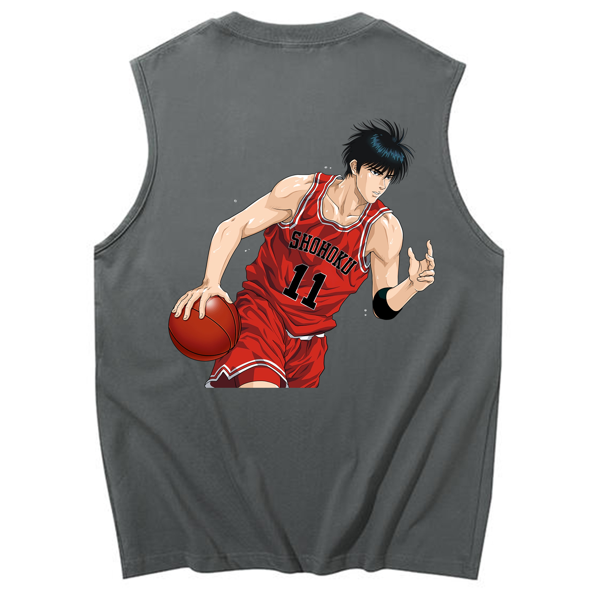 （画像用） SLAM DUNK／スラムダンク コットン100％タンクトップ（背面プリント）